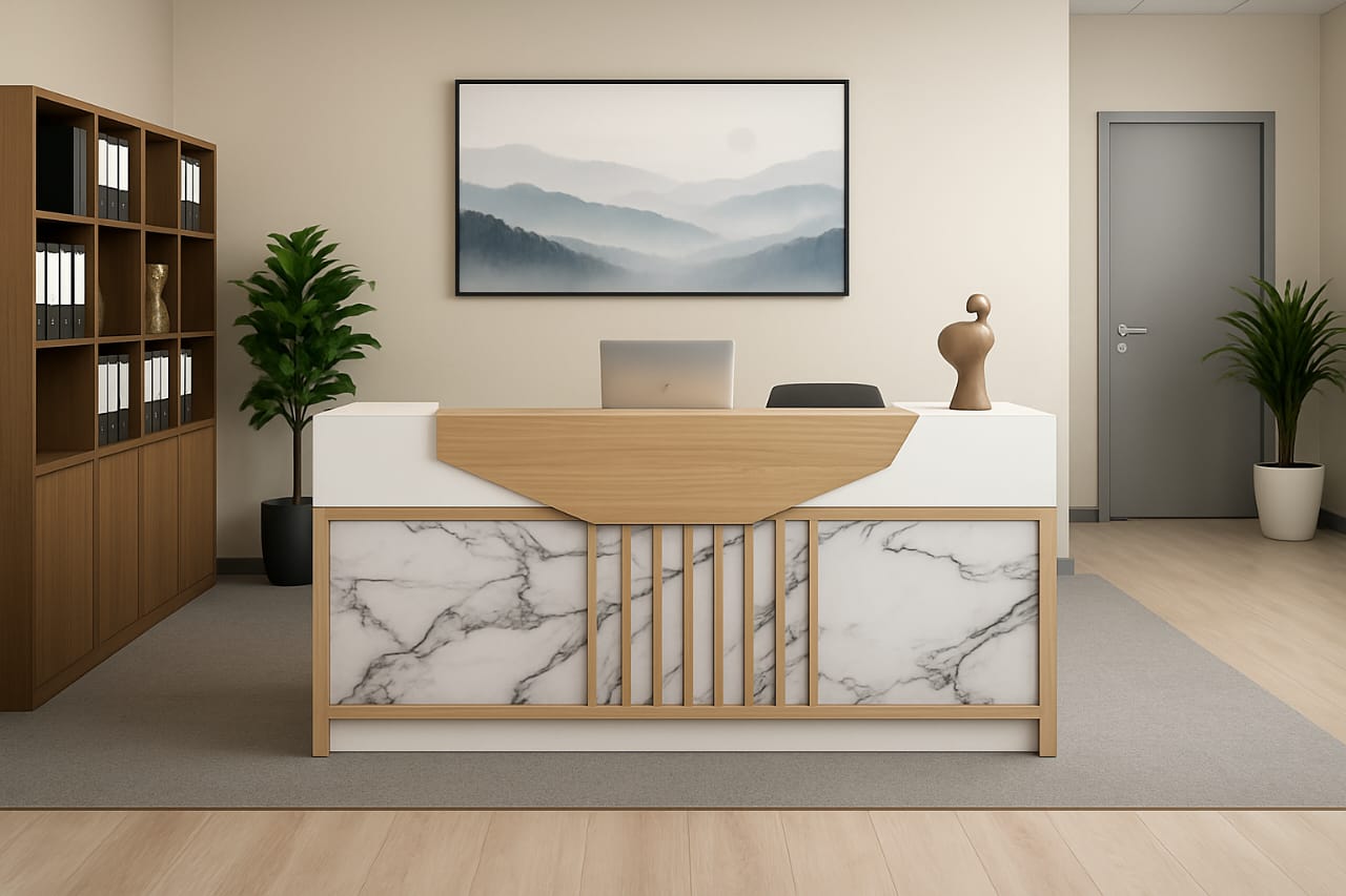 2.0m Modern Reception Desk