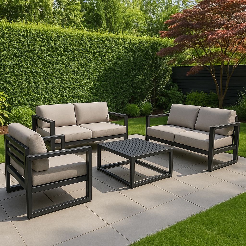 Modern 5-Seater Outdoor Set - Image 2